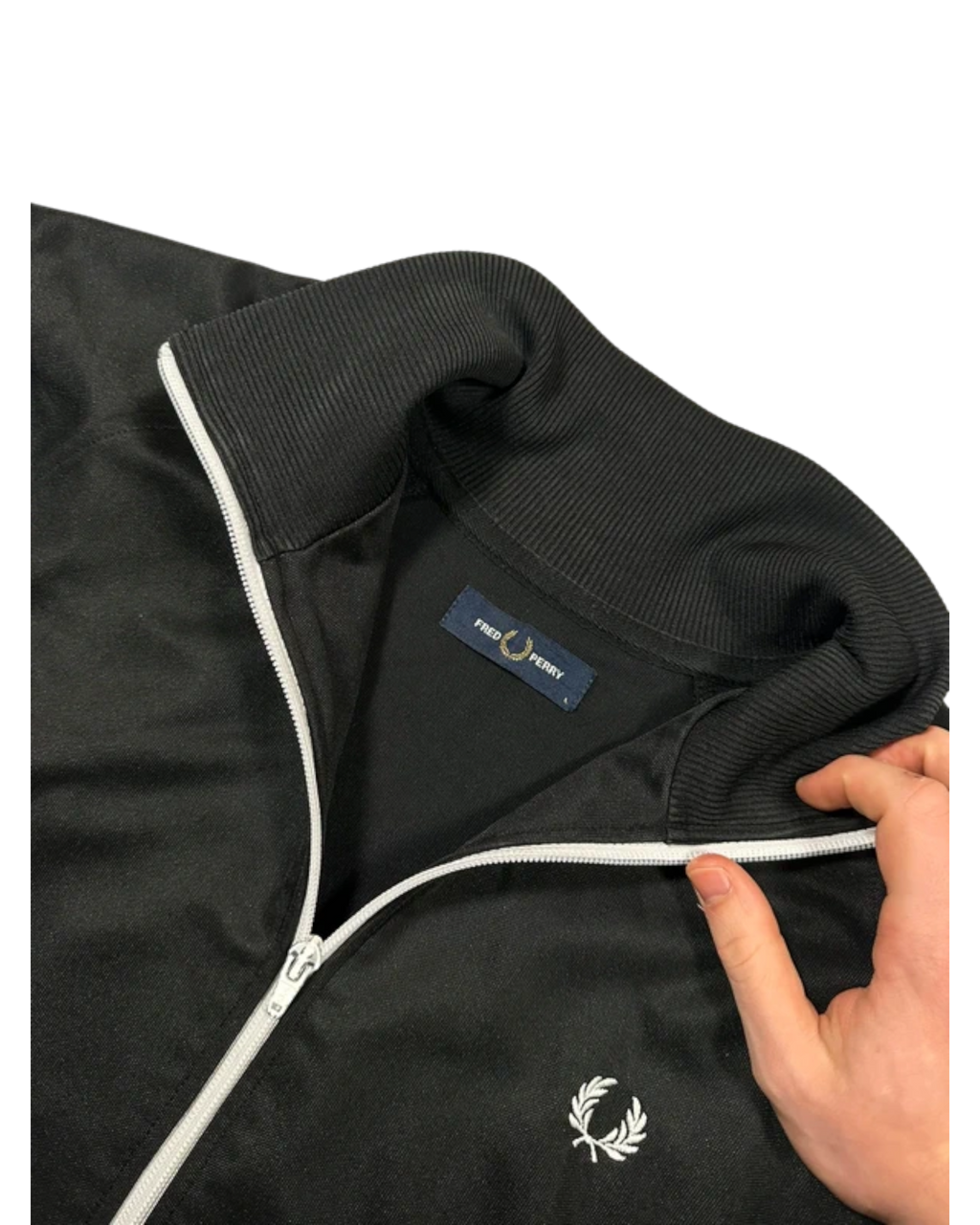 Fred Perry Trainingsjacke Taped Monogramm (M)