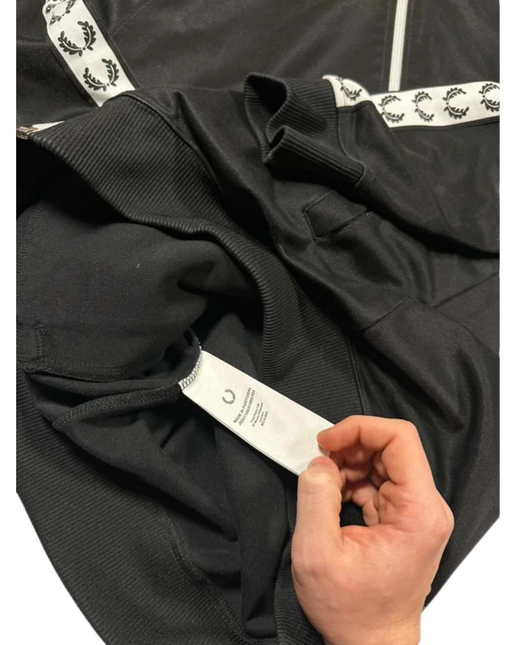 Fred Perry Trainingsjacke Taped Monogramm (M)