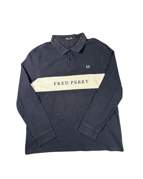 Fred Perry Langarm Poloshirt (XL)