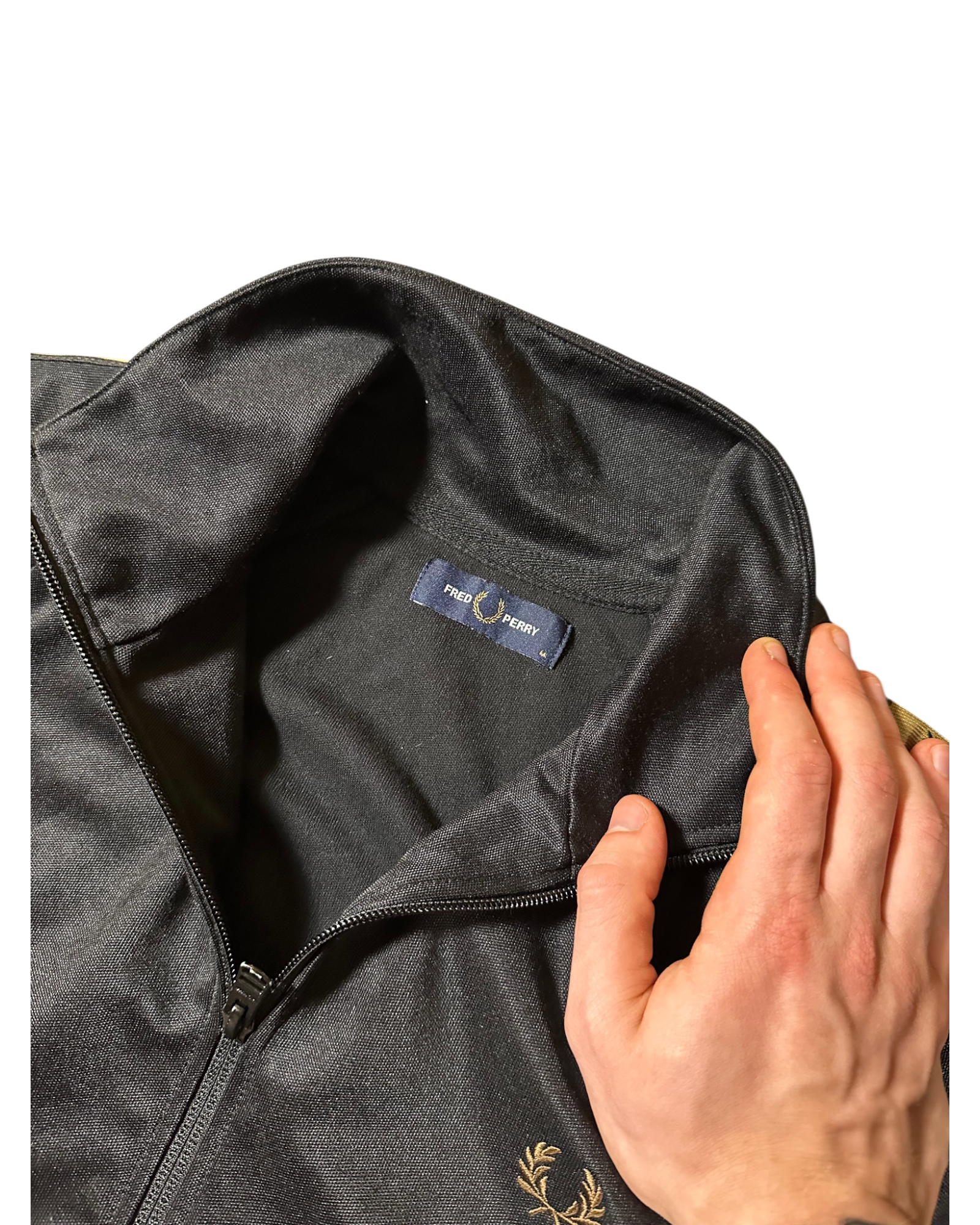 Fred Perry Trainingsjacke Monogramm Taped (M)